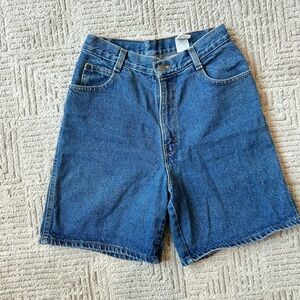Gitano Vintage 100% Cotton High Rise Blue Jeans Denim Shorts